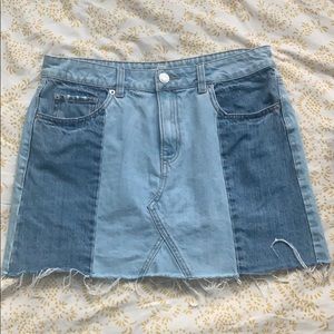 Garage Jean Skirt